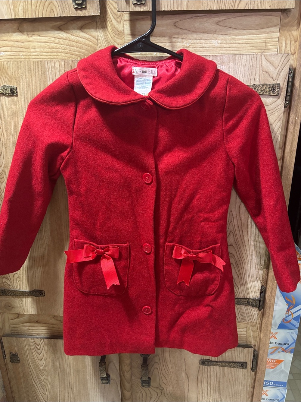 Joe & Ella girls' wool-blend dress coat size 6